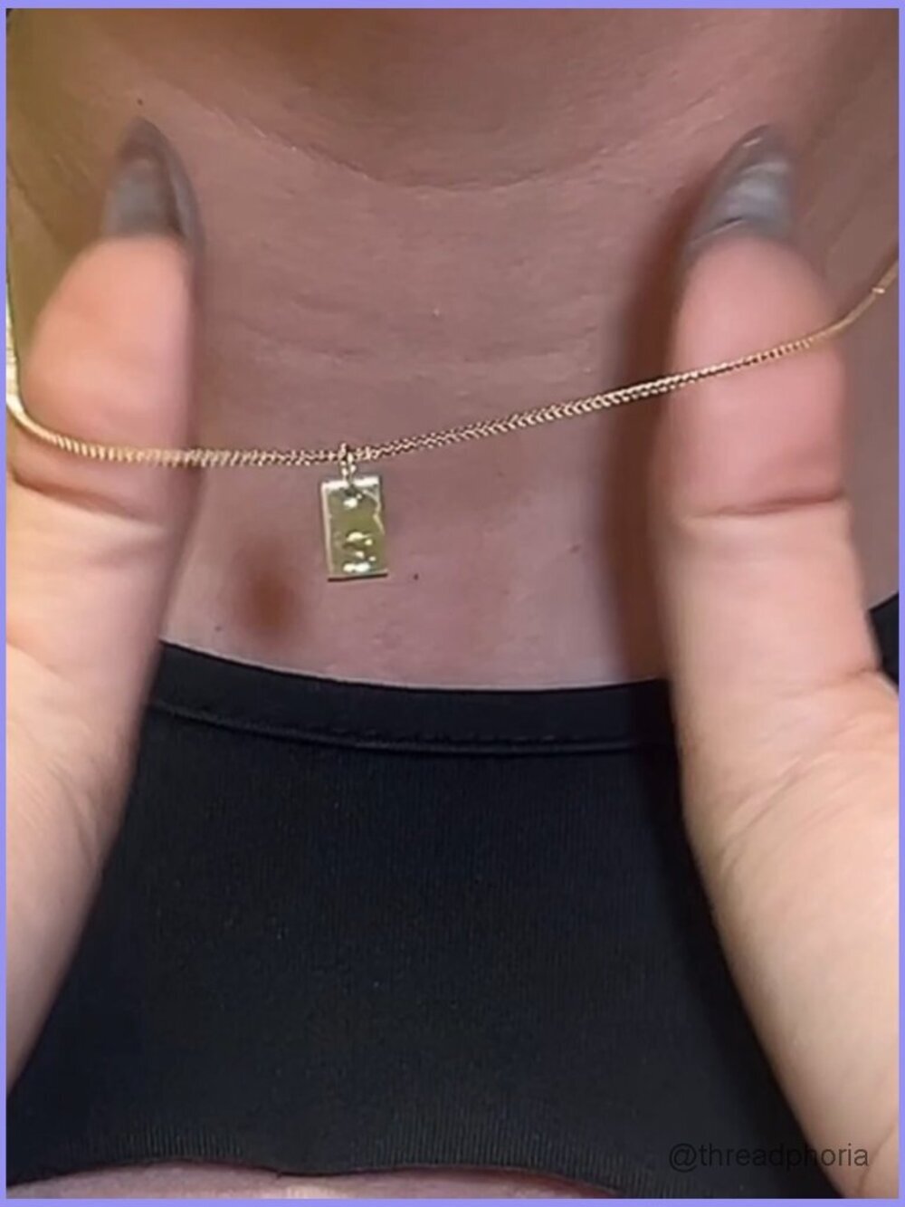 14K Gold Plated Letter Initial Necklace Dainty Pendant - Picture 7 of 7